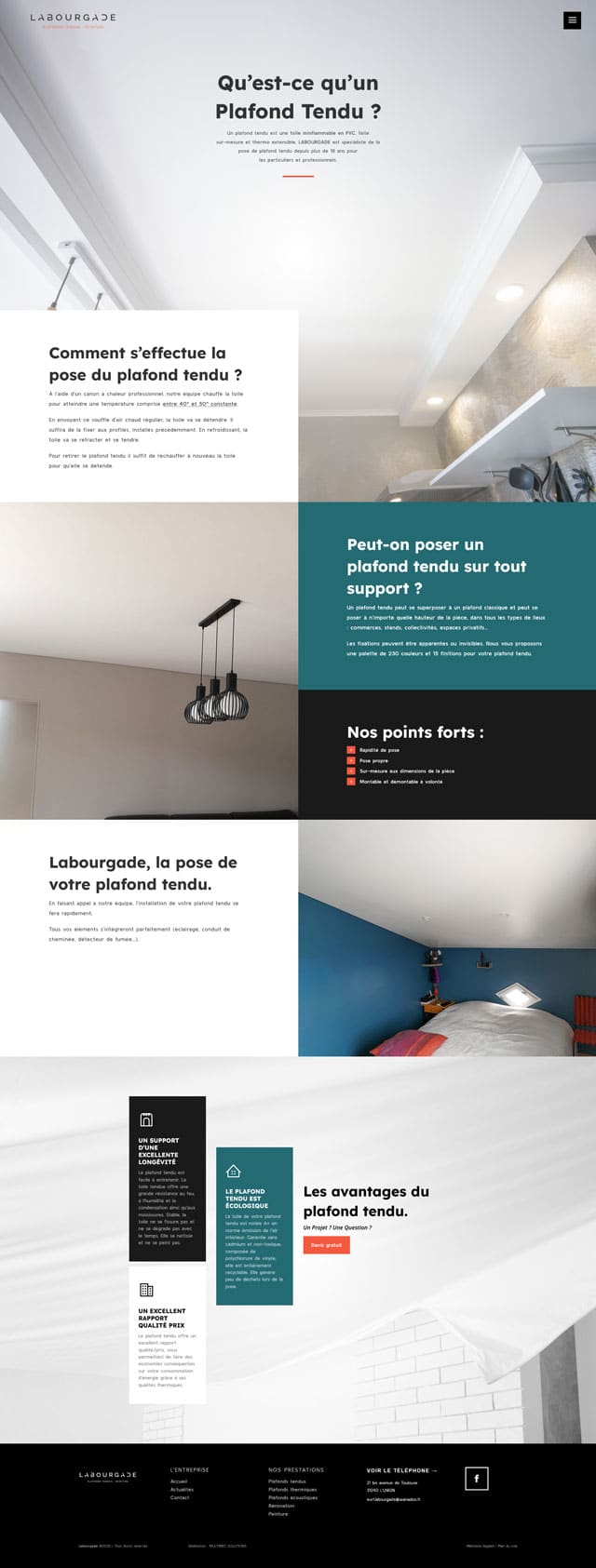 Exemple de site internet réalisé par Multimed Solutions