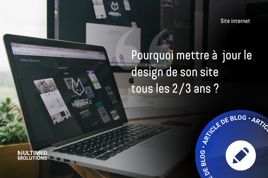 Mettre à jour le design de son site est important Mettre à jour le design de son site est important